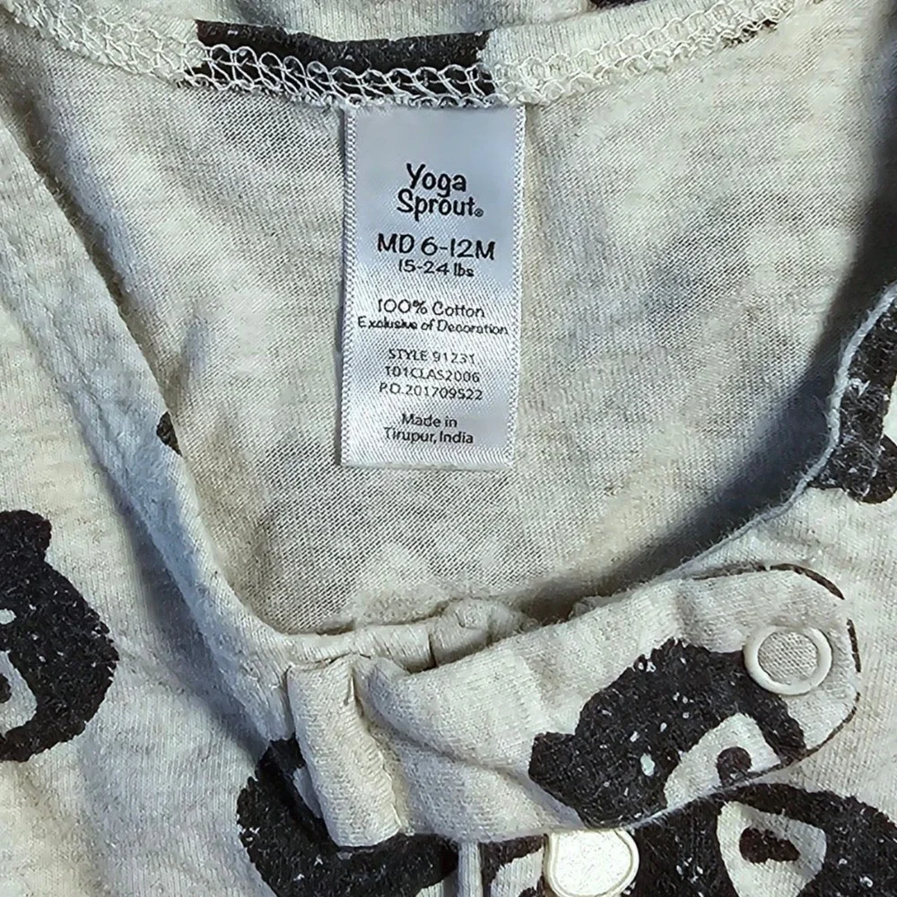 Yoga‎ Sprout Infant Sleep Sack Sleeping Bag With Zipper Size 6-12 Months
